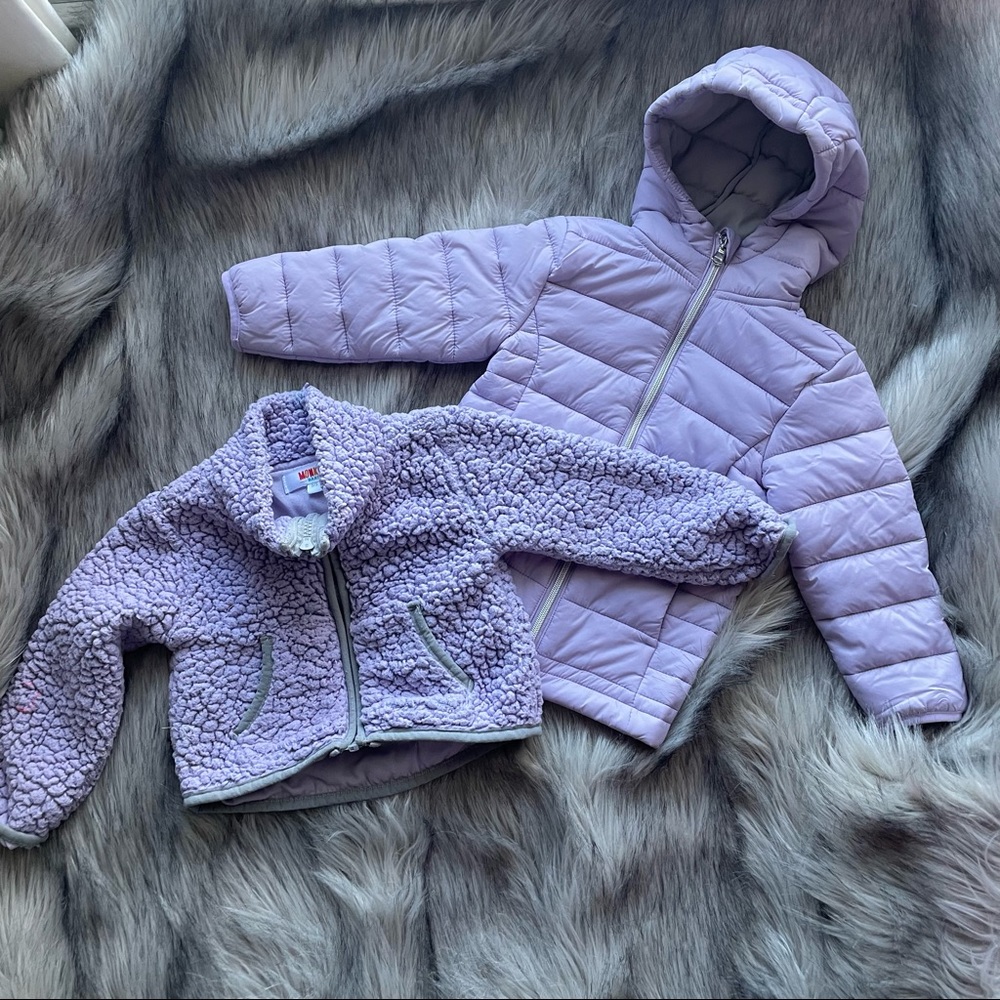 2 purple jackets